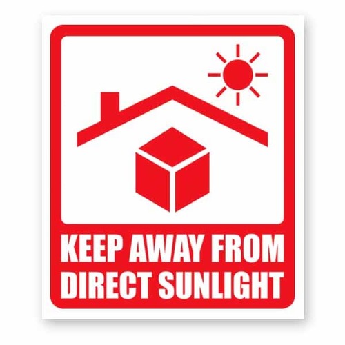 Етикети KEEP AWAY FROM SUNLIGHT, 100x115mm