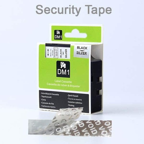 DYMO Security tape 12mmX7m Silver